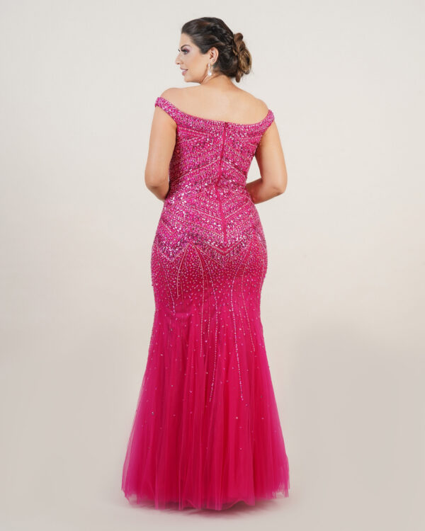 1526 - Vestido Lola Importado bordado ombro a ombro - 36 38 40 - Pink - Image 6